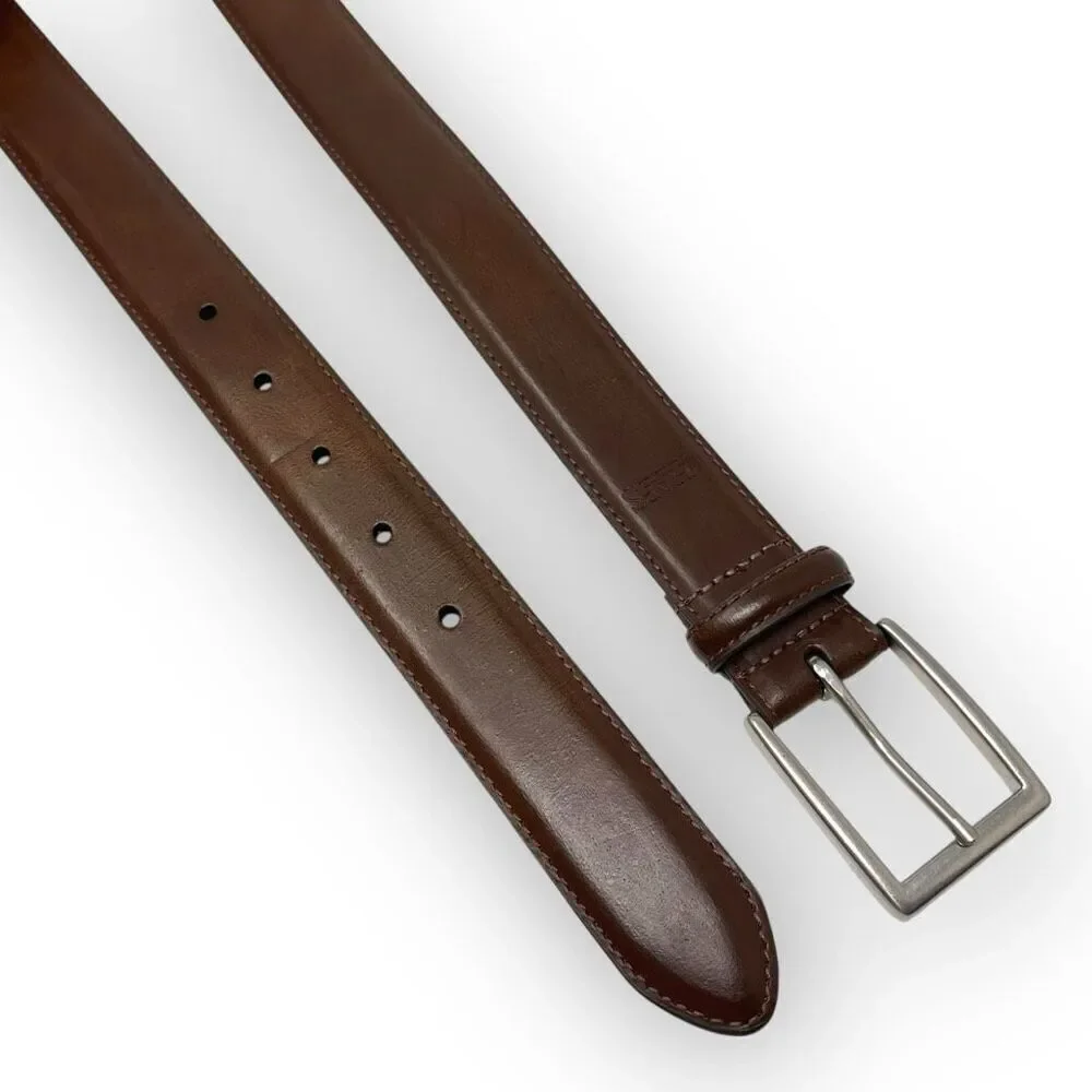 Chaps Brown Leather Belt Men’s Size 38